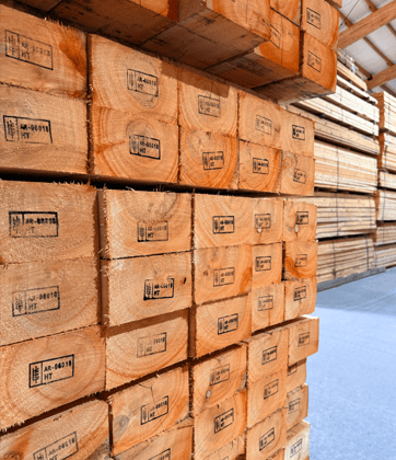 Madera certificada NIMF 15 para pallets de exportación